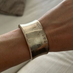 Tiffany & Co wide silver cuff